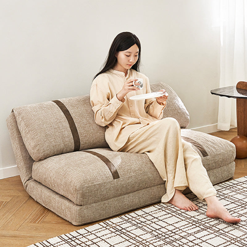 Folding reclining sofa