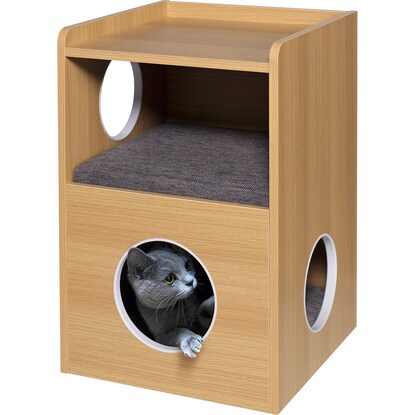 Side table with pet house (AW09)