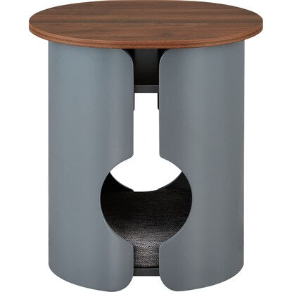 Side table with pet house (AW10GY)