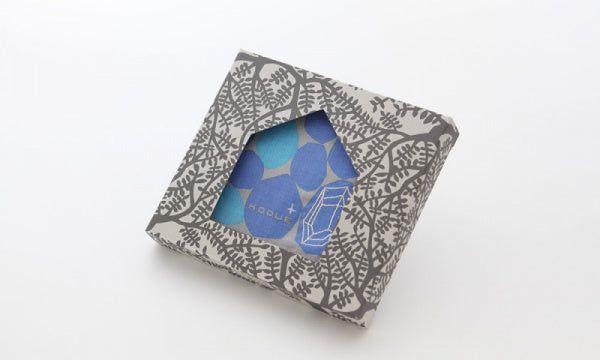 Hibino Kodue Handkerchief STONE Blue