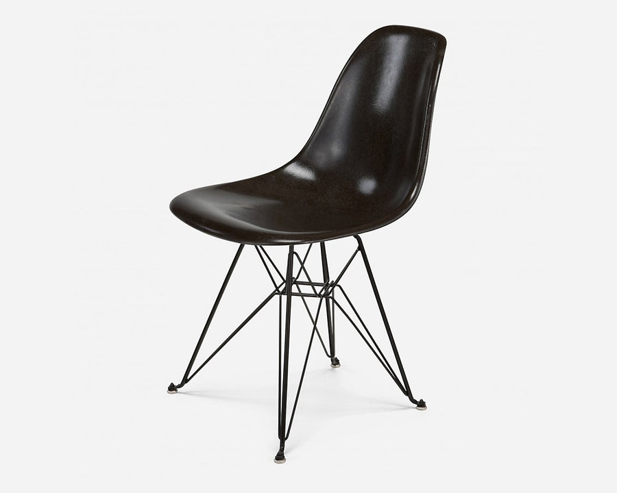 Fiberglass Side Shell Chair CHARCOAL チャコール
