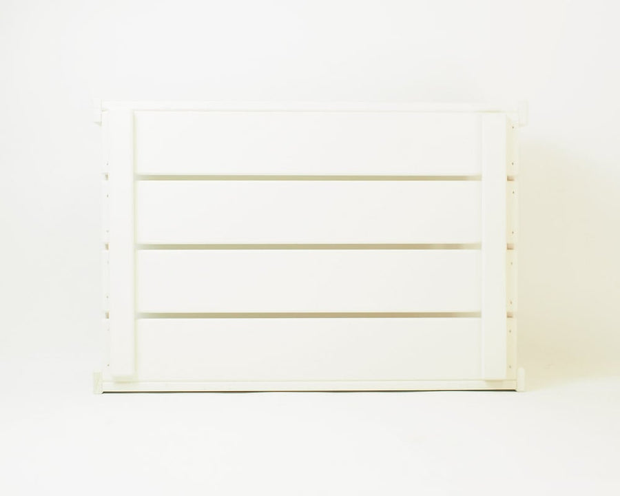 Wood Box Ivory X-Small Stacking