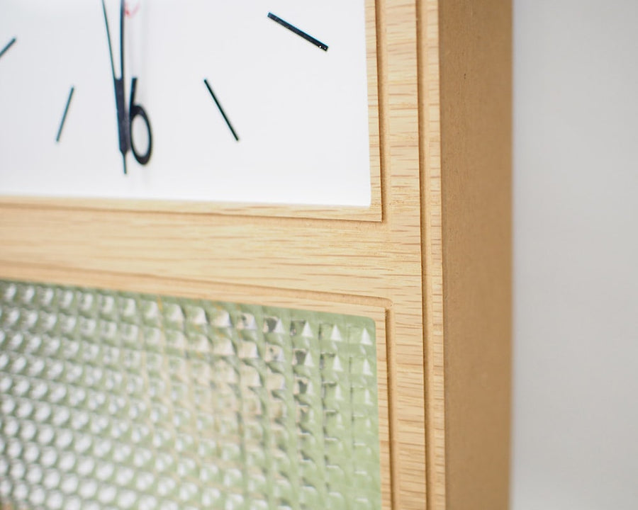GLASS PENDULUM CLOCK 振り子時計