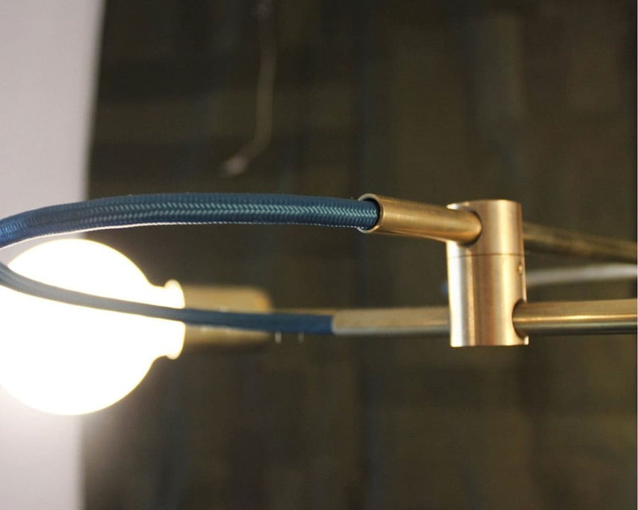 Solid Brass Lamp Tri Loop Lamp Solid Brass Lamp Tri Loop Lamp