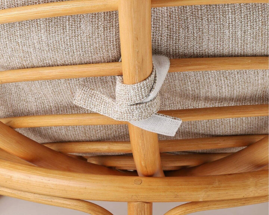 WICKER EASY CHAIR 2nd IVORY Wicker Easy Chair Ivory