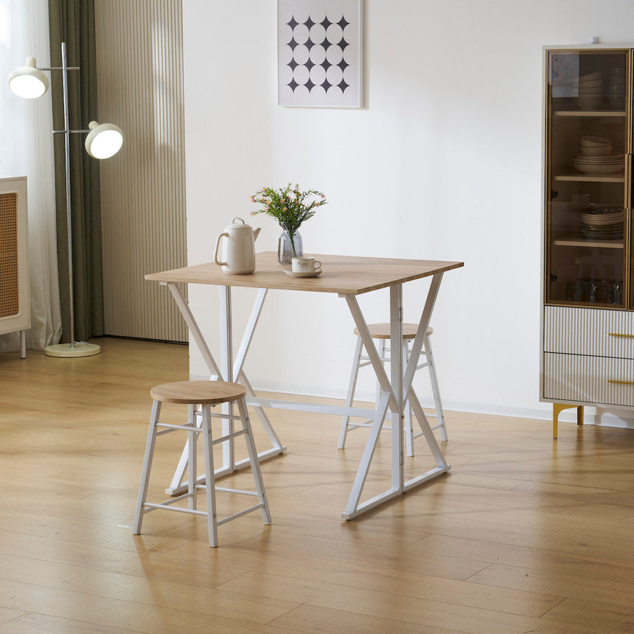Simple multi-functional table and chair set