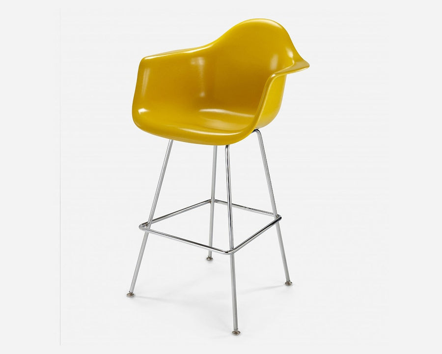 Fiberglass Arm Shell Chair YELLOW イエロー