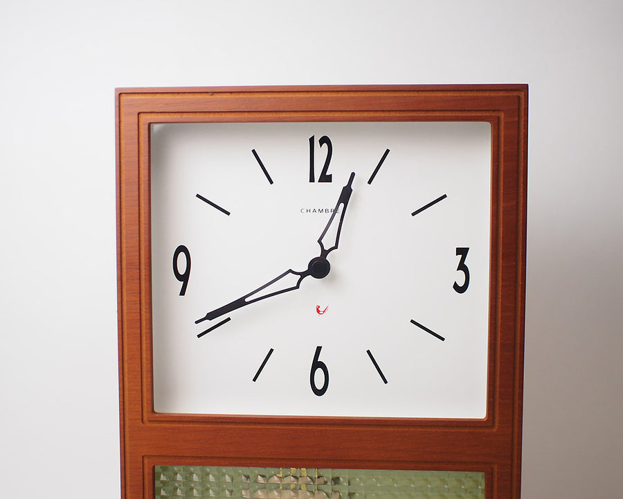 GLASS PENDULUM CLOCK 振り子時計