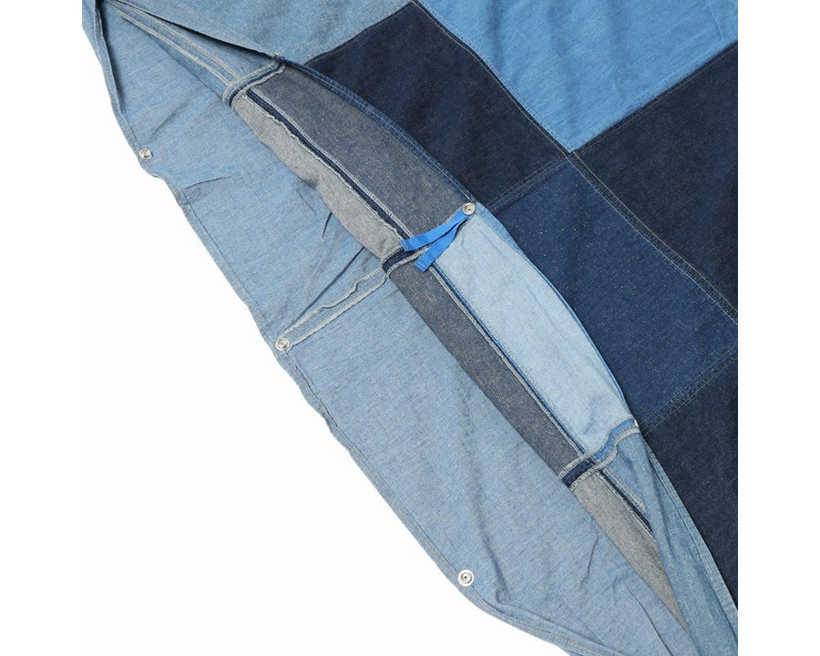 CS FUTON COVERLET / INDIGO PATCWORK Kotatsu futon cover Indigo