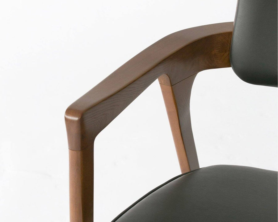 WARNER ARM CHAIR_BLACK PVC ワーナーアームチェア PVC