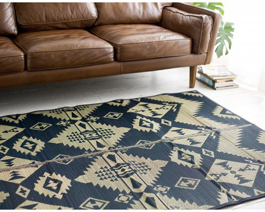 IGUSA RUG NAVY い草ラグ ネイビー