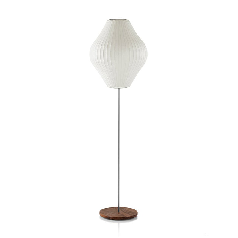 NELSON BUBBLE LAMP PEAR LOTUS FLOOR Walnut M