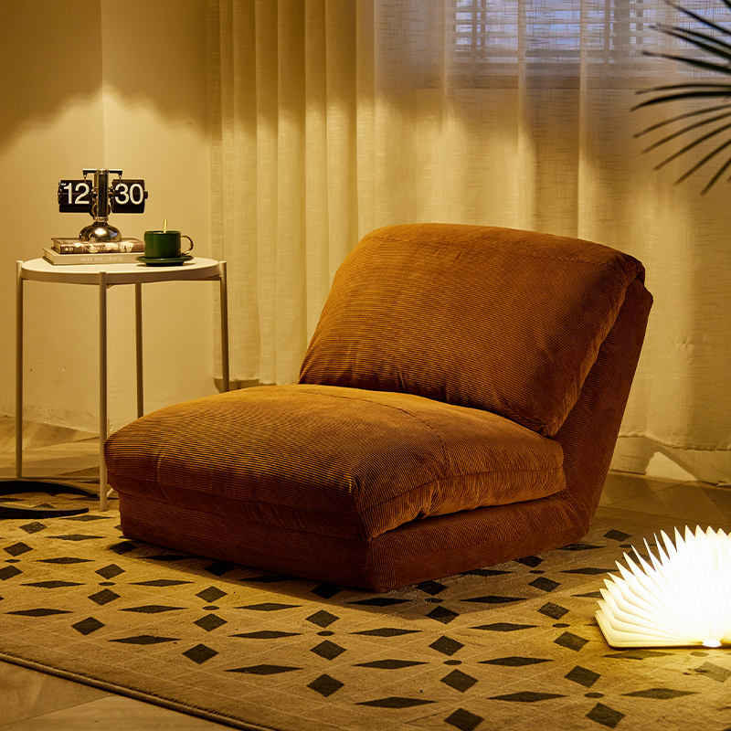 Corduroy folding sofa bed