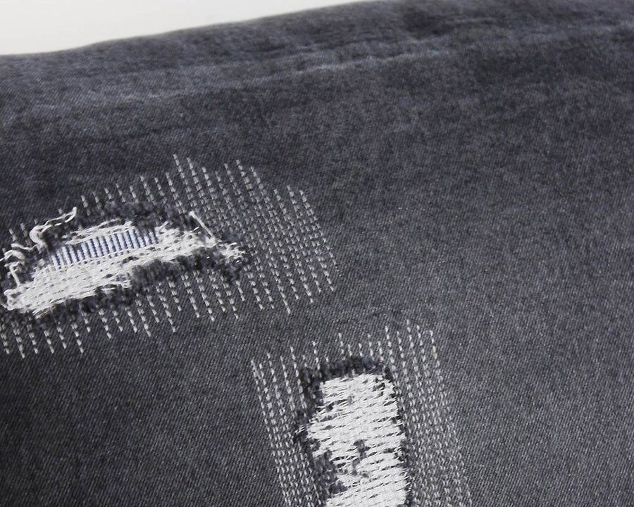 FRANKLIN SOFA BLACK DAMAGE DENIM Franklin sofa black damage denim