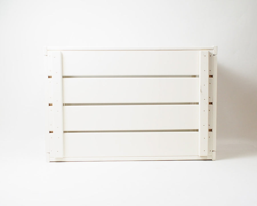 Wood Box Ivory Big Stacking