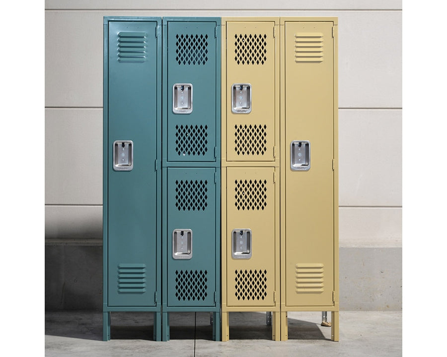 18" LYON RECESSED HANDLE LOCKER-2TIER 18インチ リセスハンドルロッカー2ティア