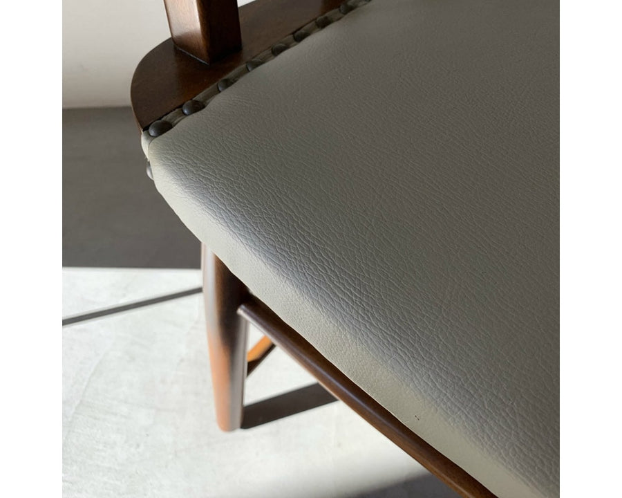 OAKS ARM CHAIR_PVC BEIGE オークスアームチェア PVCベージュ