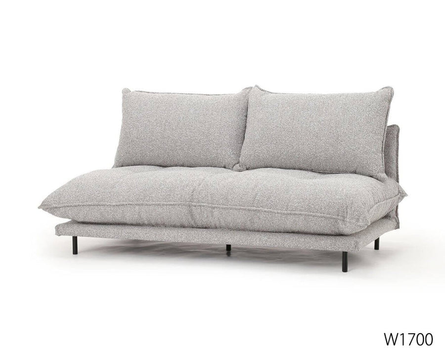 PORTO SOFA Low Boucle-GRY Porto sofa low gray