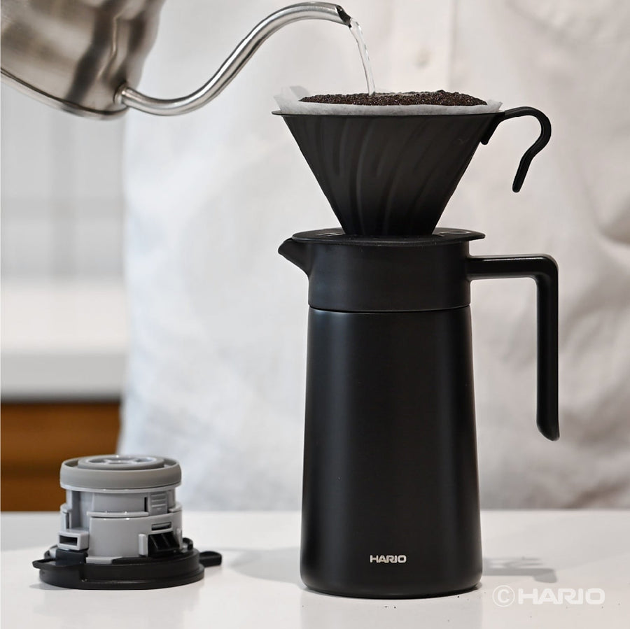 セラミックコーティング 真空二重保温ポット 600ml