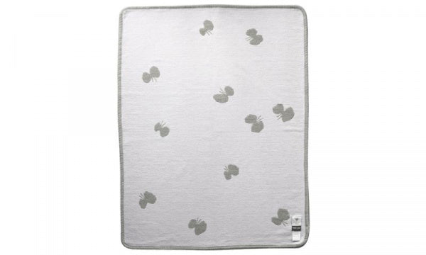 CHOUCHO Chenille Cotton Mini Blanket, 70x90cm, Gray