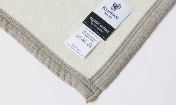 Chenille Cotton Blanket Half CHOUCHO 140 x 90cm Grey