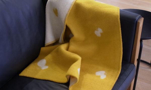 Wool Mini Blanket 65x90cm CHOUCHO Gold