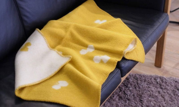 Wool Mini Blanket 65x90cm CHOUCHO Gold