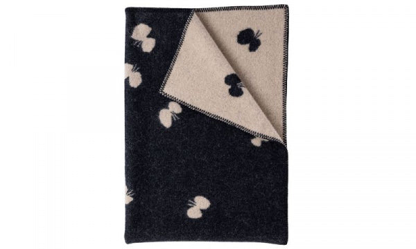 Wool half blanket 90x130cm CHOUCHO Black