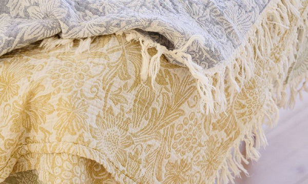 Gauze Cotton Throw Sunflower Gold