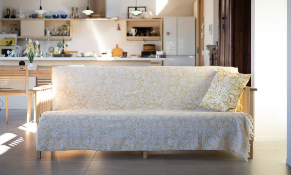 Gauze Cotton Throw Sunflower Gold