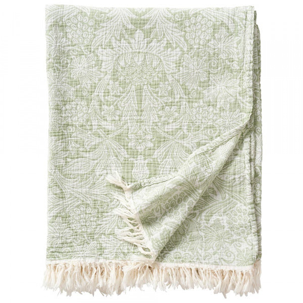 Gauze Cotton Throw Sunflower Green