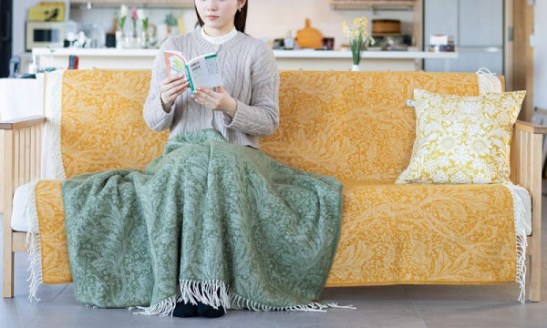 Wool throw 130x180cm Arcadia Olive