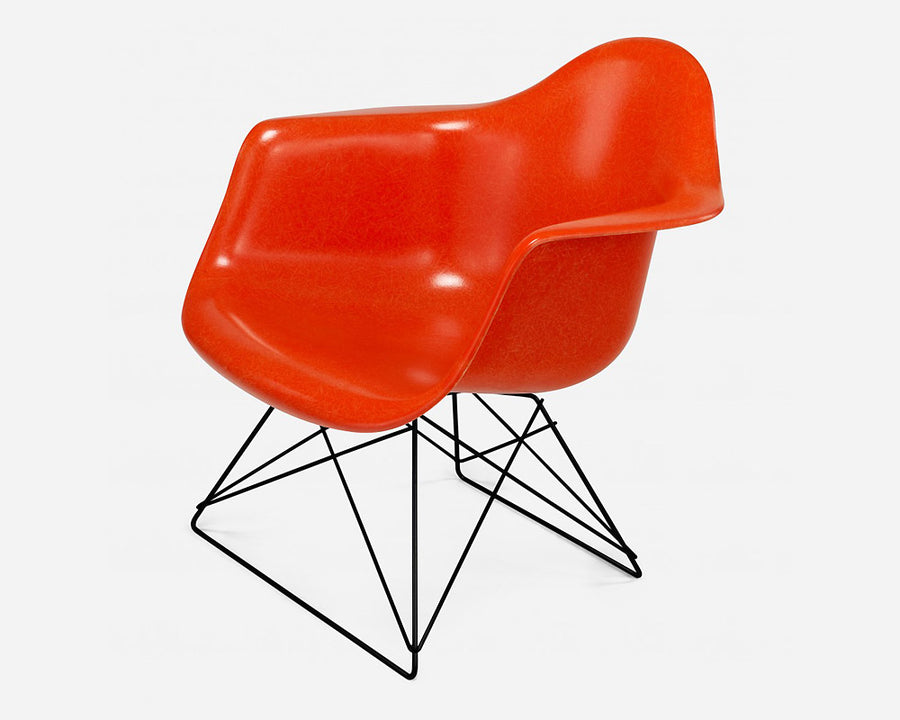 Fiberglass Arm Shell Chair ORANGE オレンジ