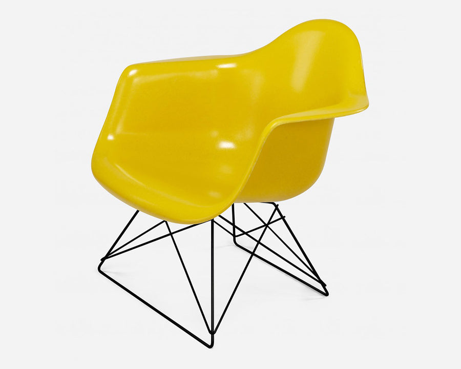 Fiberglass Arm Shell Chair YELLOW イエロー