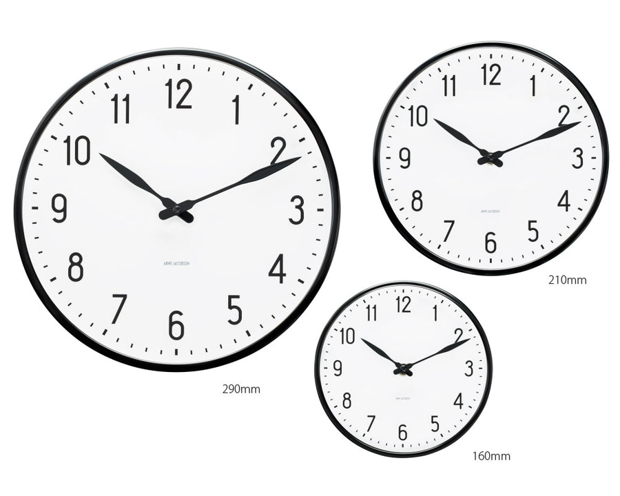 STATION Wall Clock Φ16cm