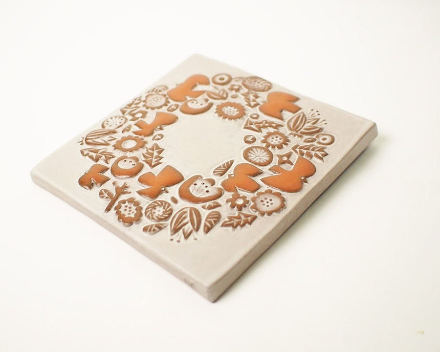CERAMIC PLATE WREATH 陶板 セラミックプレート リース