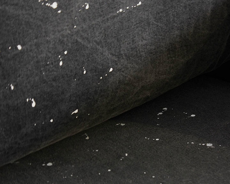 FRANKLIN SOFA BLACK DAMAGE DENIM Franklin sofa black damage denim