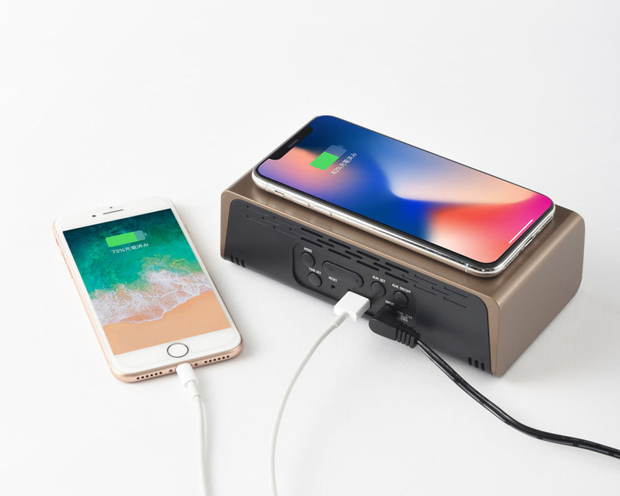 LCD DESK CLOCK LCD clock with wireless charging