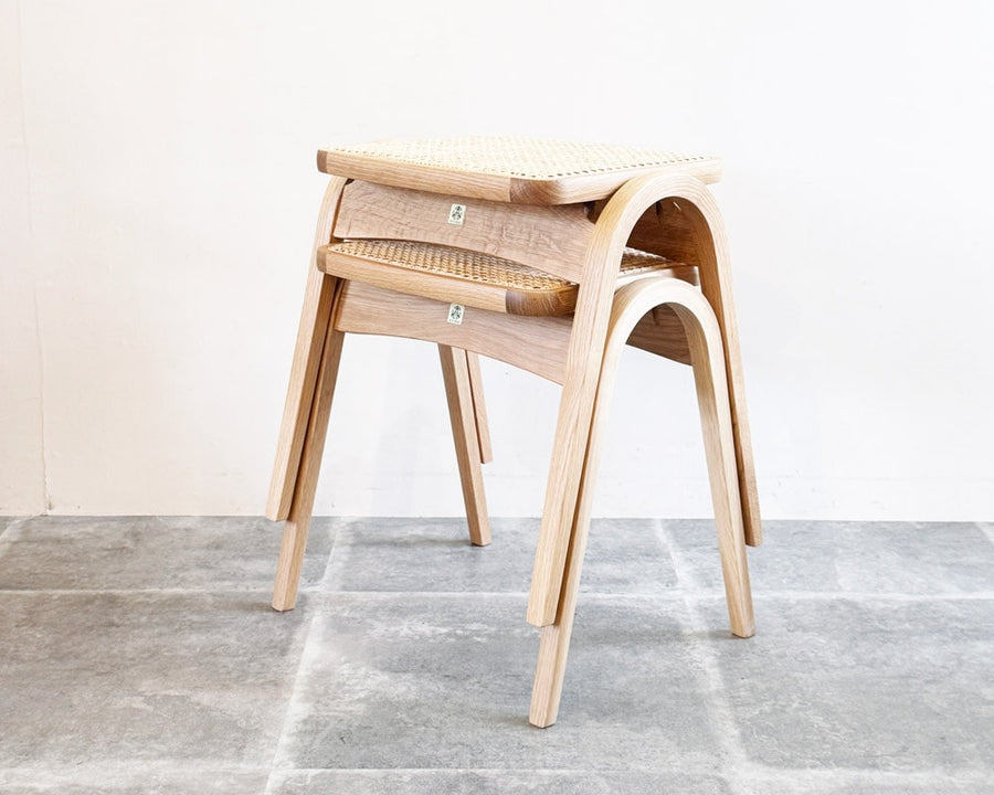No.202-R Stool Oak 剣持勇 ナラ材