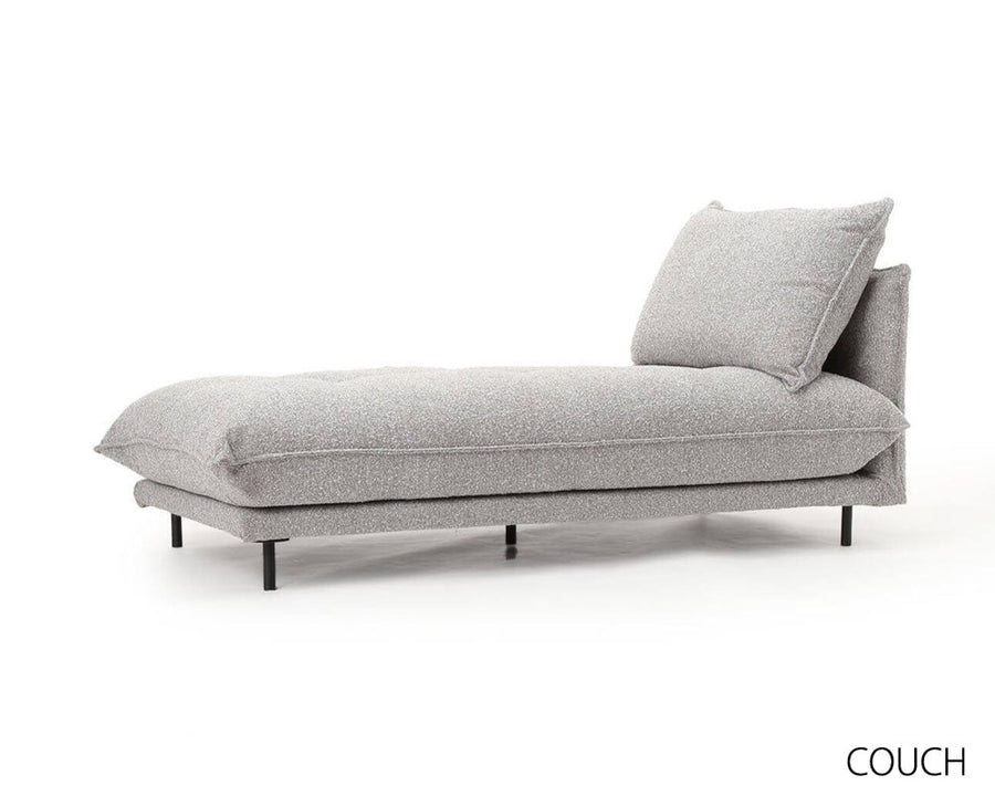 PORTO SOFA Low Boucle-GRY Porto sofa low gray