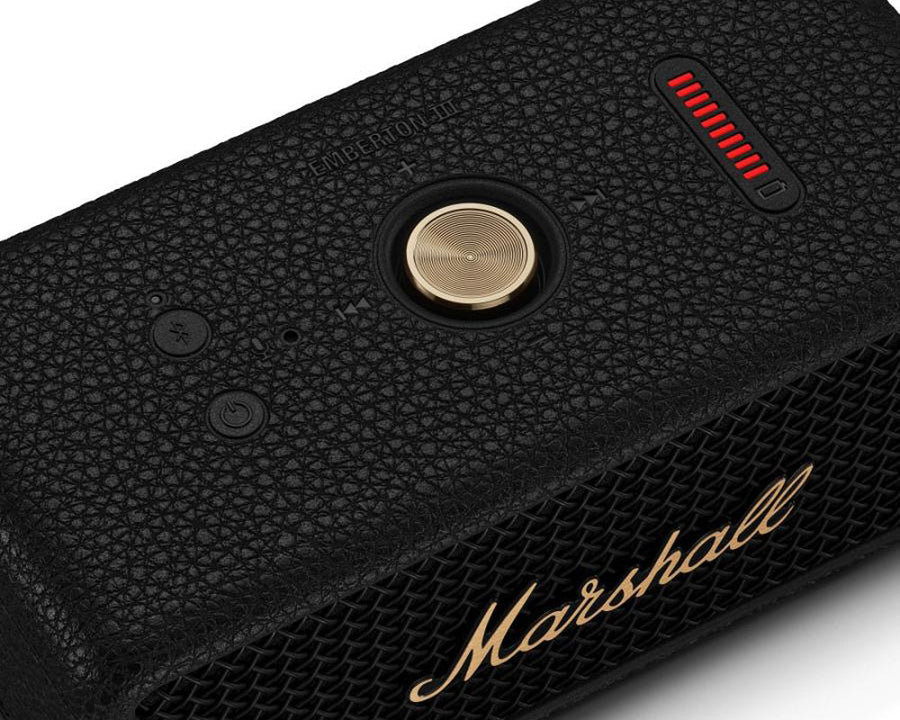 Emberton Ⅲ Black and Brass Portable Speaker Emberton 3 Portable Speaker