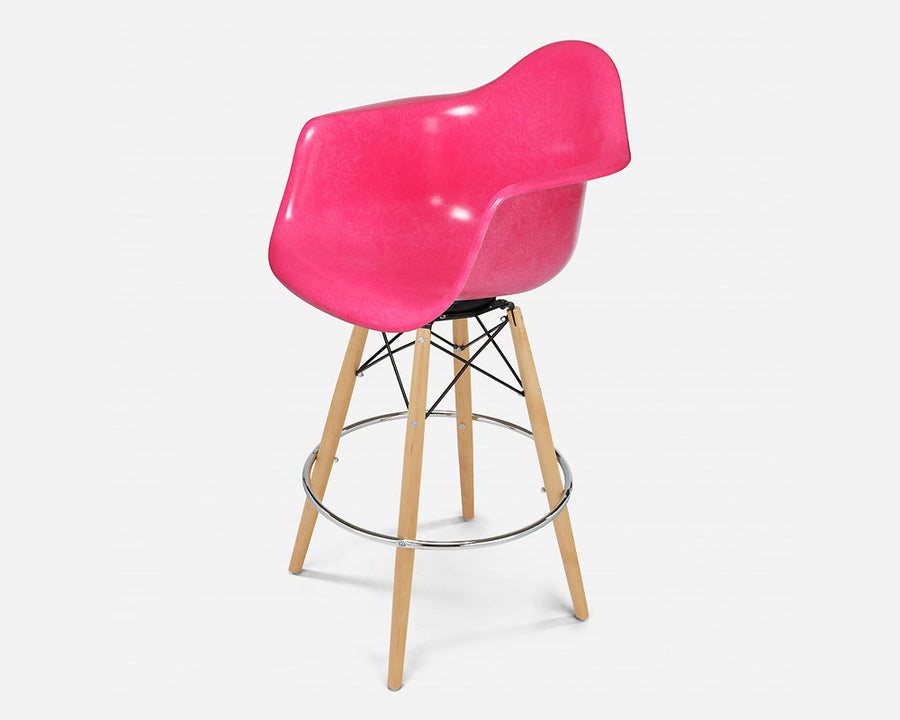 Fiberglass Arm Shell Chair MAGENTA マゼンタ
