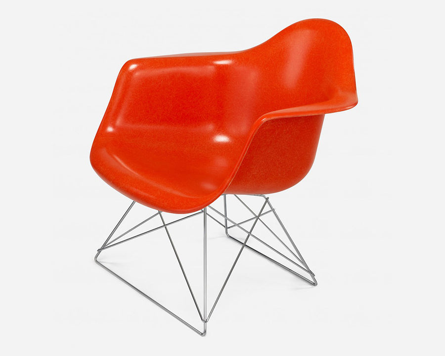 Fiberglass Arm Shell Chair ORANGE オレンジ