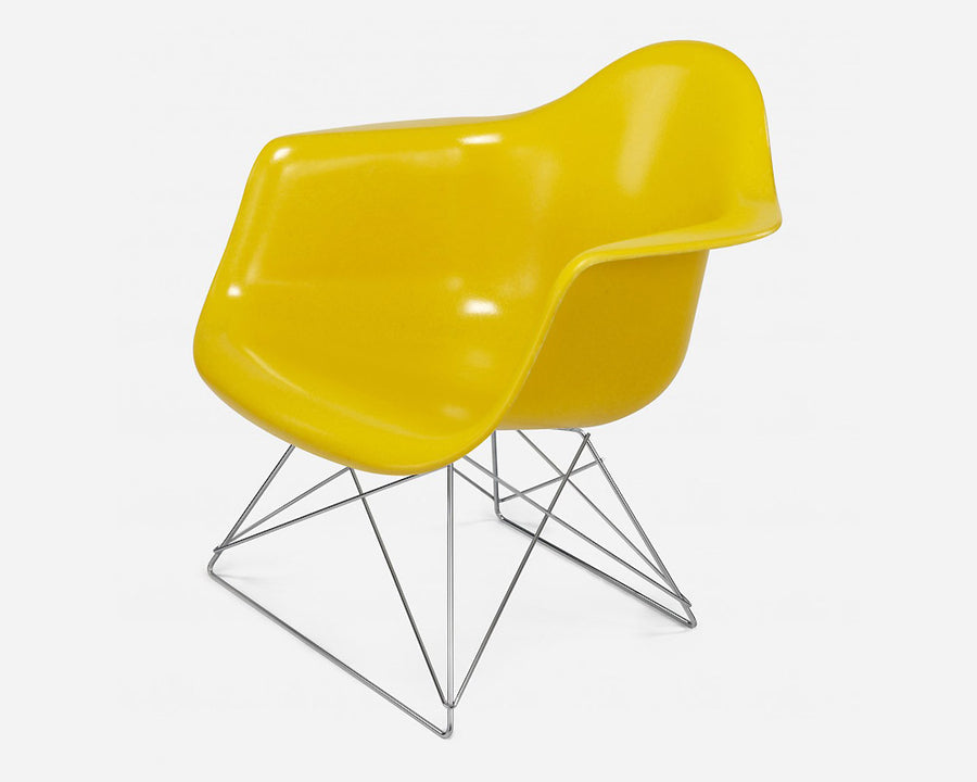 Fiberglass Arm Shell Chair YELLOW イエロー
