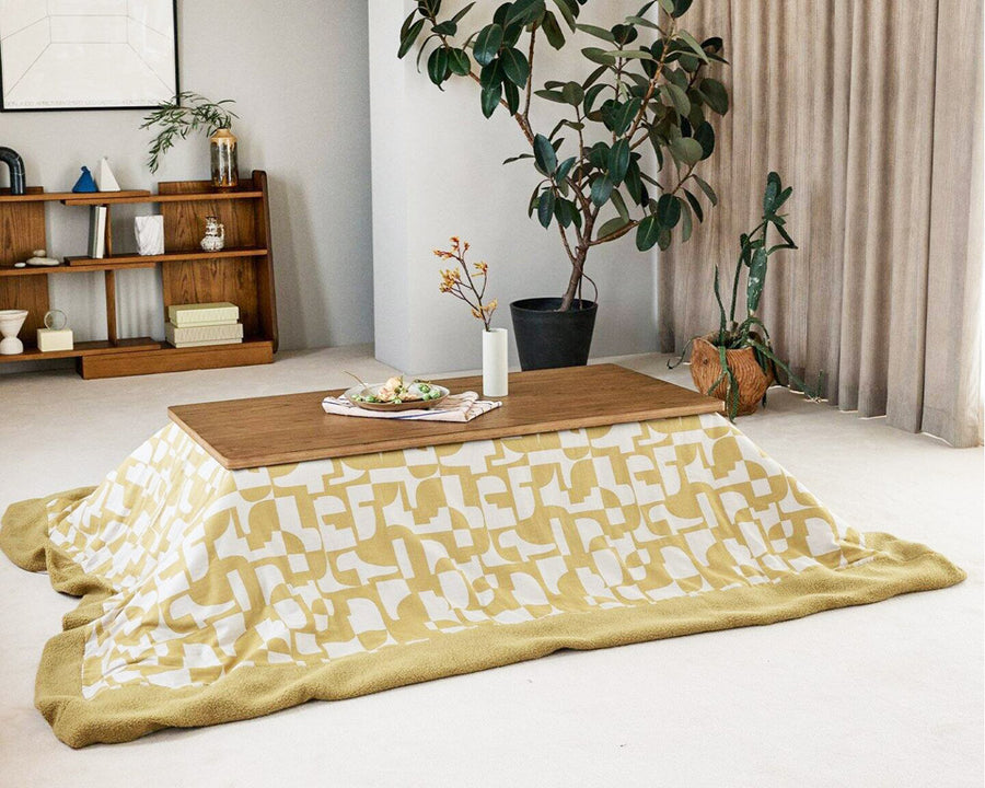 KOTATSU COVER GEO ABSTRACTION Kotatsu futon cover with geometric pattern