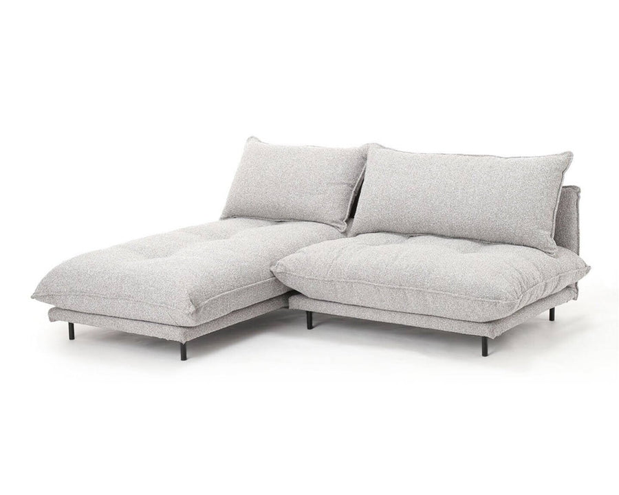 PORTO SOFA Low Boucle-GRY Porto sofa low gray
