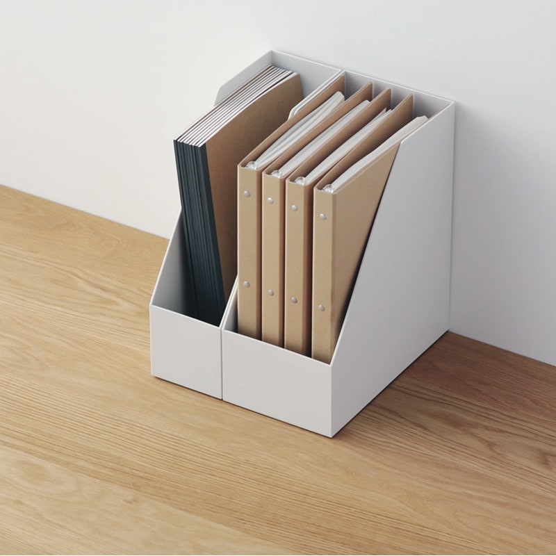 Polypropylene stand file box for A4