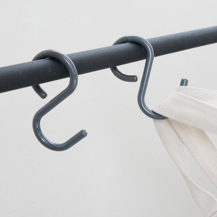 Large S-hook, warm gray