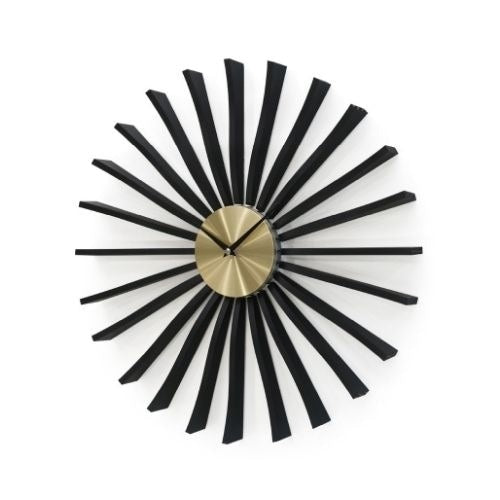 George Nelson Flutter Clock Matte Black