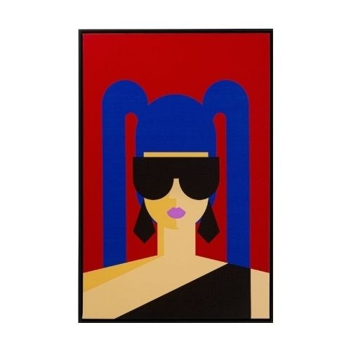 56302 Framed Picture Party Girl 60×90cm